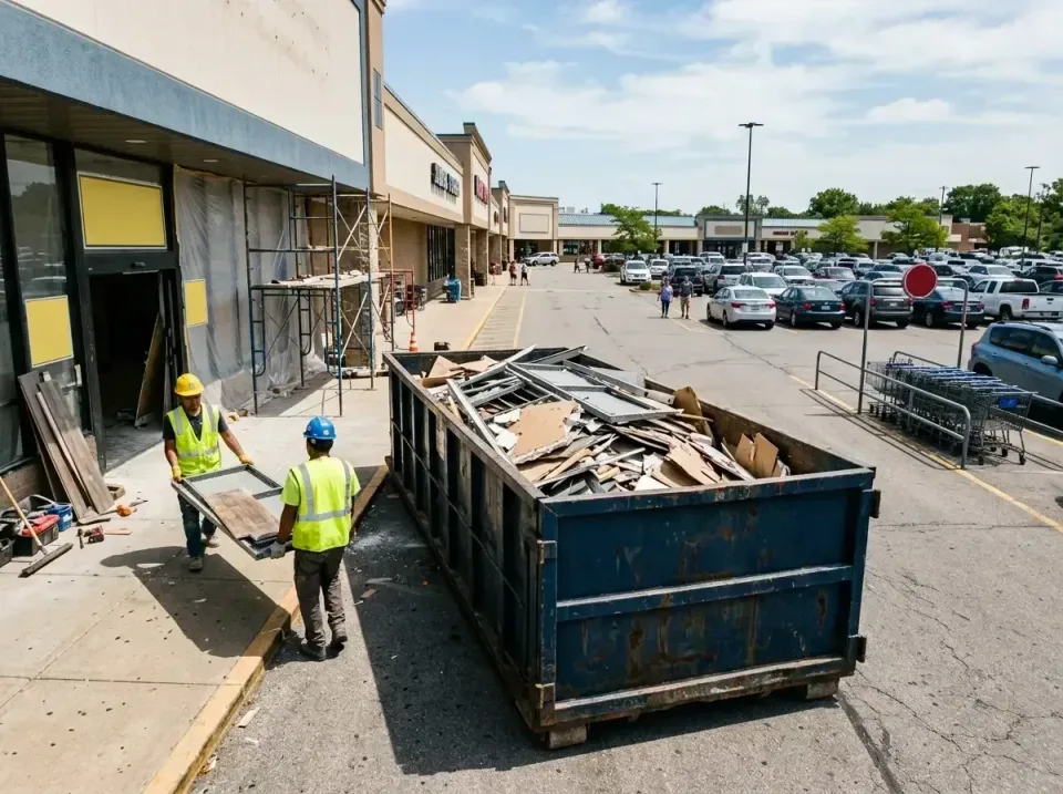 retail-store-renovation-debris-003 — frequently asked questions, Roll-off Dumpster Rentals in Platte City, MO